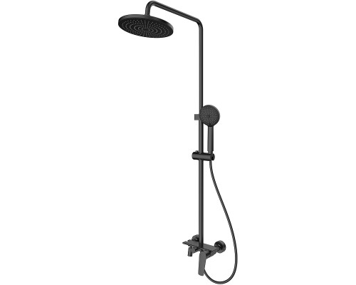 Душевая система Splenka S53.24.06 Черная матовая