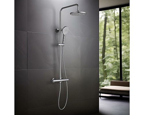 Душевая система Aquatek Европа AQ2343CR с термостатом Хром