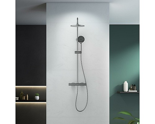 Душевая система Aquatek Европа AQ2343CR с термостатом Хром