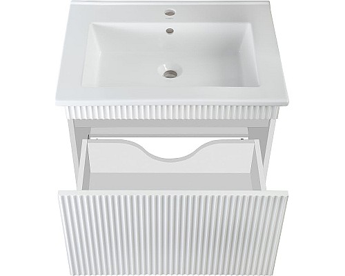 Тумба под раковину Runo Модена 65 00-00002199 подвесная Белая