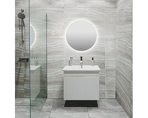 Тумба под раковину Runo Модена 65 00-00002199 подвесная Белая