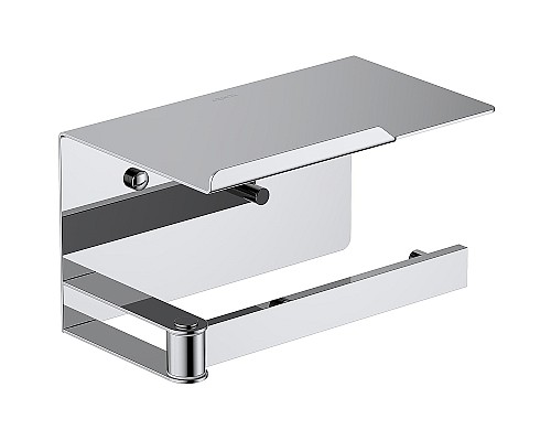 Держатель туалетной бумаги Aquatek Лира AQ4929CR с полкой Хром