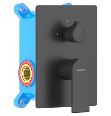 Смеситель для душа Aquatek Лира Черный матовый