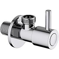 Запорный вентиль Aquatek AQ2451CR угловой Хром
