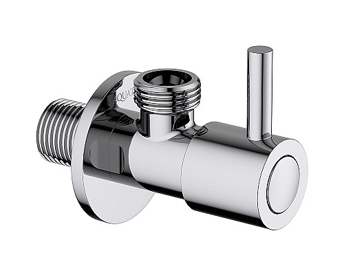 Запорный вентиль Aquatek AQ2451CR угловой Хром