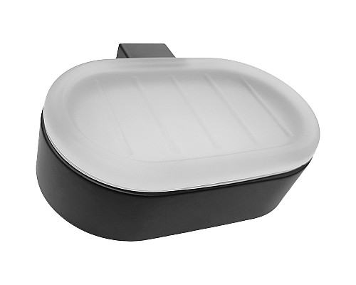 Мыльница Altasan Лотос ЛТ30ЧМ Черная матовая