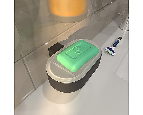 Мыльница Altasan Лотос ЛТ30ЧМ Черная матовая