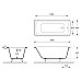Чугунная ванна Delice Prestige 180x80 DLR230623R-AS с отверстиями под ручки с антискользящим покрытием