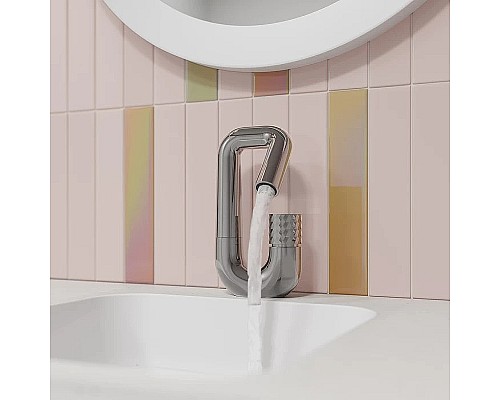 Смеситель для раковины Iddis Twist TWISBBTi01 Хром