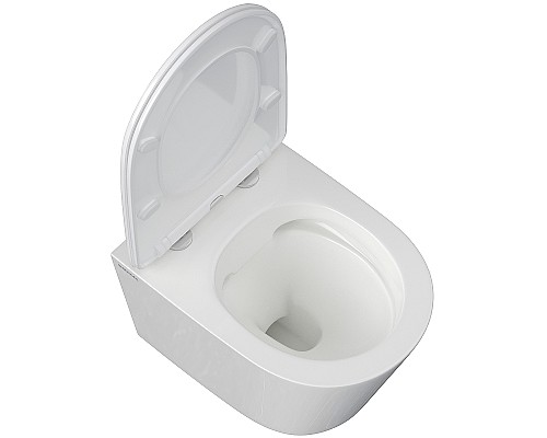 Унитаз Berges Vita Rimless 082255 подвесной с сиденьем Микролифт