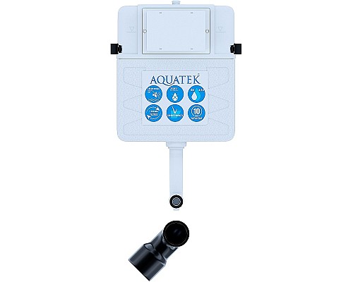 Смывной бачок Aquatek INS-0000019 для унитаза без клавиши смыва