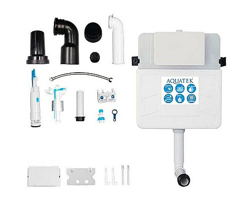 Смывной бачок Aquatek INS-0000019 для унитаза без клавиши смыва