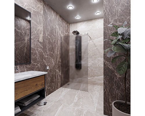 Душевая перегородка Radomir Walk-in G1 100 1-10-0-0-0-1891 профиль Хром стекло матовое