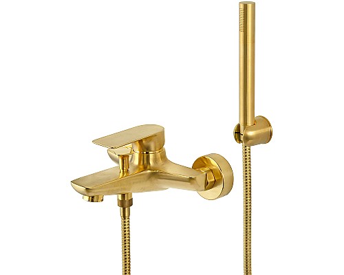 Смеситель для ванны Remer Infinity I02BG Золото брашированное