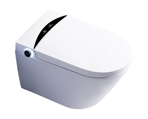 Комплект унитаза биде с инсталляцией Timo TE-751 с сиденьем Микролифт и клавишей смыва Хром