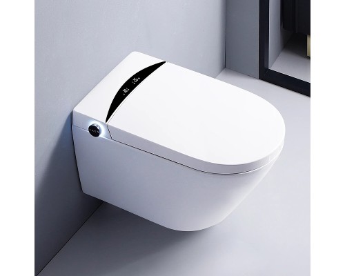 Комплект унитаза биде с инсталляцией Timo TE-751 с сиденьем Микролифт и клавишей смыва Хром