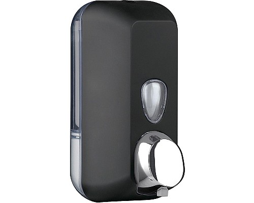 Диспенсер для пенного мыла Nofer Black 03012.N с картриджем Черный soft touch