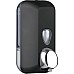 Диспенсер для пенного мыла Nofer Black 03012.N с картриджем Черный soft touch
