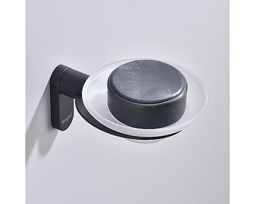 Мыльница Raglo R300.02.06 Черная матовая