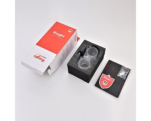 Стакан для зубных щеток Raglo R300.08.09 двойной Графит