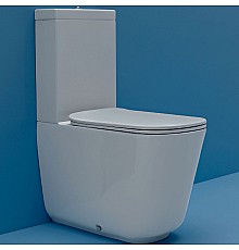 Унитаз компакт Kerasan Tribeca 511730 Белый матовый без бачка и сиденья