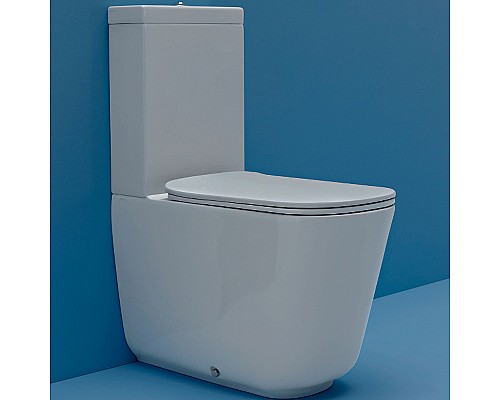 Унитаз компакт Kerasan Tribeca 511730 Белый матовый без бачка и сиденья