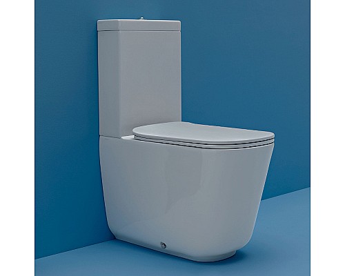Унитаз компакт Kerasan Tribeca 511730 Белый матовый без бачка и сиденья