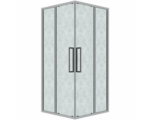 Душевой уголок Grossman Cosmo 90х90 300.K33.02.9090.10.02 профиль Хром стекло шиншилла