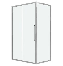 Душевой уголок Grossman Cosmo 130х90 профиль Хром стекло прозрачное