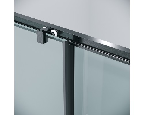 Душевой уголок Grossman Cosmo 100х80 120.K33.02.1080.42.00 профиль Графит сатин стекло прозрачное