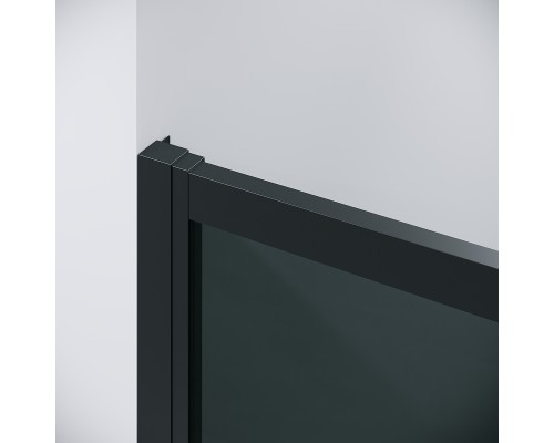 Душевой уголок Grossman Cosmo 120х90 120.K33.02.1290.21.10 профиль Черный матовый стекло тонированное