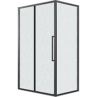 Душевой уголок Grossman Cosmo 100х80 120.K33.02.1080.21.02 профиль Черный матовый стекло шиншилла