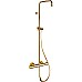 Душевая система Remer Elegance EQ32ASSDBG с термостатом Золото брашированное