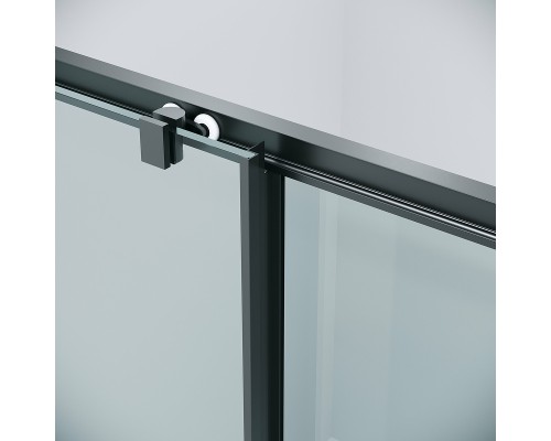Душевая дверь Grossman Cosmo 100 100.K33.02.100.21.00 профиль Черный матовый стекло прозрачное