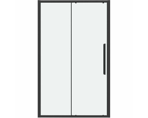 Душевая дверь Grossman Cosmo 120 100.K33.02.120.21.00 профиль Черный матовый стекло прозрачное