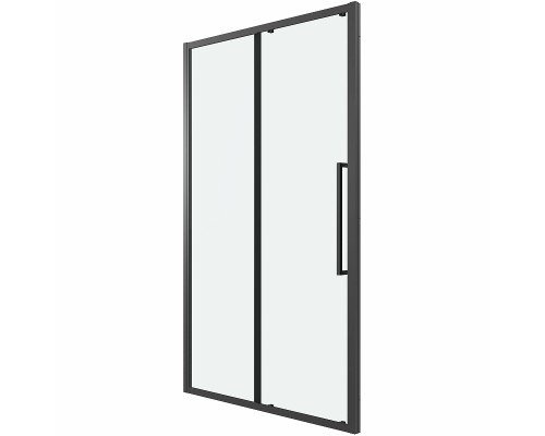 Душевая дверь Grossman Cosmo 120 100.K33.02.120.21.00 профиль Черный матовый стекло прозрачное