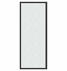 Душевая стенка Grossman Cosmo 80 200.K33.02.80.21.02 профиль Черный матовый стекло шиншилла