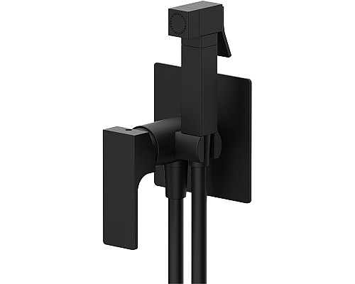 Гигиенический душ со смесителем Remer Absolute AU65NO Черный матовый