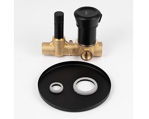 Смеситель для душа Remer Element ET09HNO Черный матовый