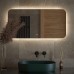 Зеркало Defesto Opti 100x50 с подсветкой 28W-4500К/Сенсорный выключатель/Нейтральный белый свет