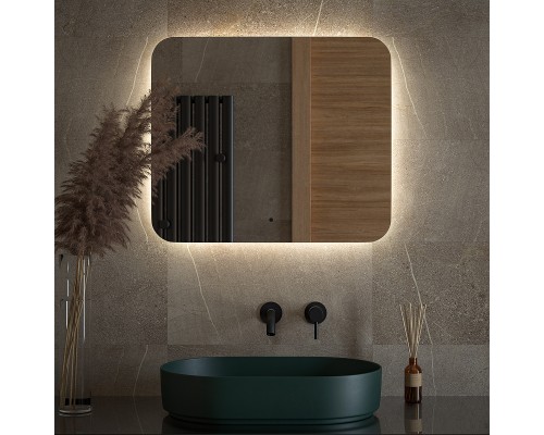 Зеркало Defesto Opti 70x60 с подсветкой 23W-4500К/ИК - выключатель/Нейтральный белый свет