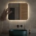 Зеркало Defesto Opti 70x60 с подсветкой 23W-4500К/ИК - выключатель/Нейтральный белый свет