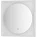 Зеркало Defesto Eclipce 60х60 с подсветкой 12W-4500К/в багетной раме/ИК - выключатель/Нейтральный белый свет/Белая рама