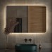 Зеркало Defesto Opti 120x80 с подсветкой 38W-4500К/ИК - выключатель/Нейтральный белый свет