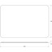 Зеркало Defesto Opti 120x80 с подсветкой 38W-4500К/ИК - выключатель/Нейтральный белый свет