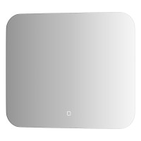 Зеркало Defesto Opti 60x50 с подсветкой 19W-3000К/Сенсорный выключатель/Теплый белый свет