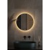 Зеркало Defesto Opti 50x50 с подсветкой 12W-3000К/Сенсорный выключатель/Теплый белый свет