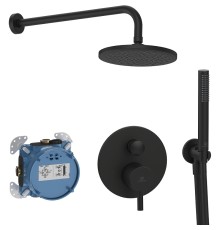 Душевая система Ideal Standard Ceraline Черная матовая