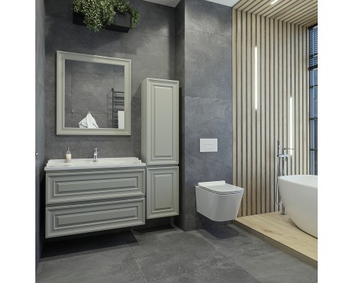 Зеркало Caprigo Ponza 80 13532-030.000.00.20 Серое матовое