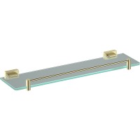 Стеклянная полка Schein Klimt 9272BG Золото матовое